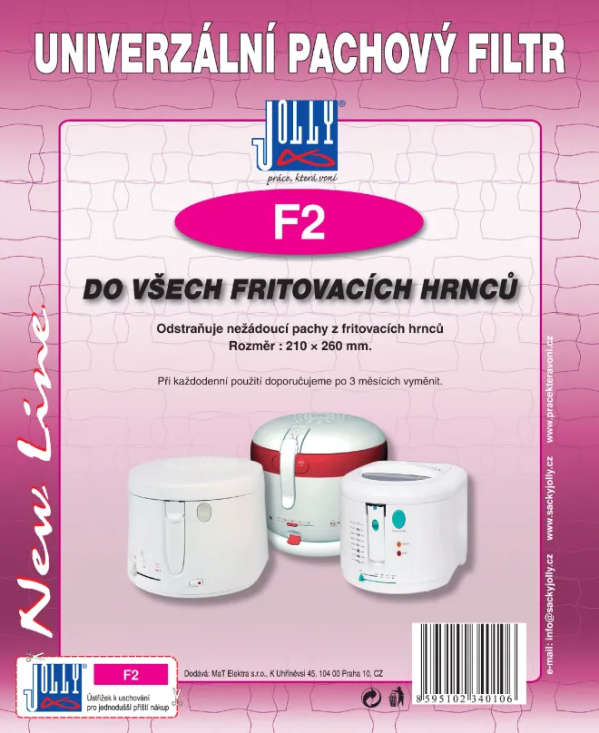Filter Pachový filter do fritovacích hrncov (do veka) F2
