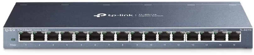 Switch TP-Link TL-SG116, desktop, 16x RJ-45, 16x 10/100/1000Base-T, Auto-MDI/MDIX a IGMP