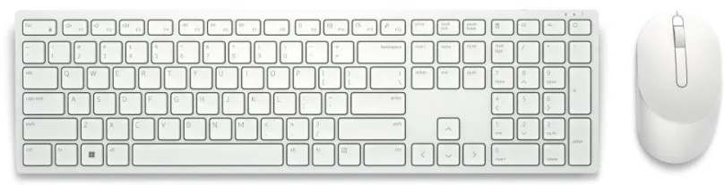 Set klávesnice a myši Dell Pro KM5221W biela - US INTL (QWERTY)