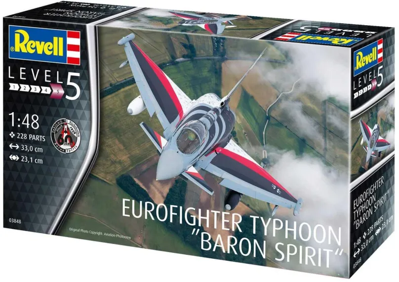 Model lietadla Plastic ModelKit lietadlo 03848 - Eurofighter Typhoon "BARON SPIRIT"