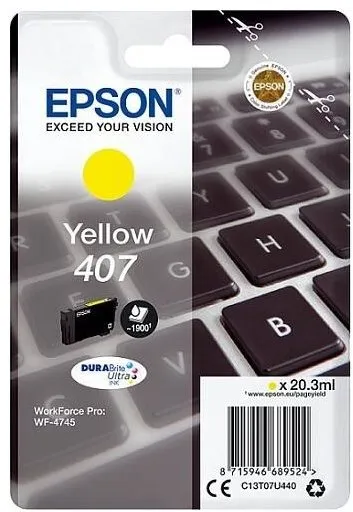 Cartridge Epson T07U440 č.407 žltá