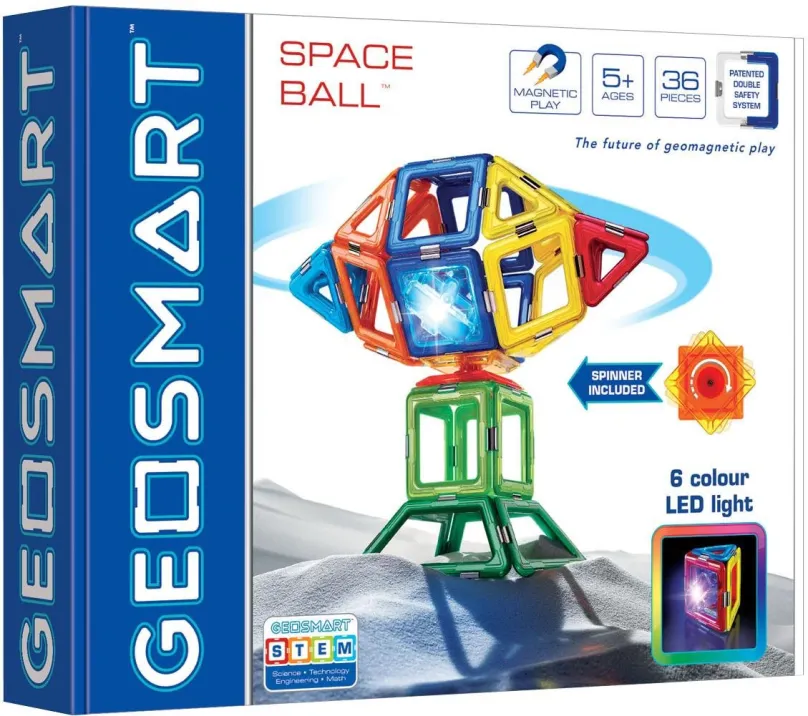 Stavebnica GeoSmart - Space Ball - 36 ks