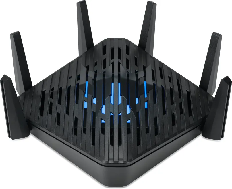 WiFi router Acer Predator Connect W6, WiFi 6e, 802.11/ax až 7800 Mb/s, tri-band, 6x ext