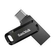 Flash disk SanDisk Ultra Dual GO USB-C, USB 3.2 Gen 1 (USB 3.0), USB-A a USB-C, kvapka