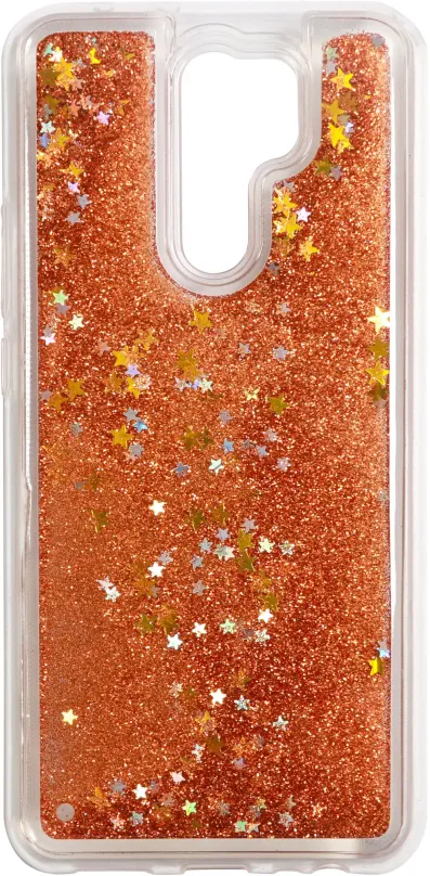 Kryt na mobil Iwill Glitter Liquid Star Case pre Xiaomi Redmi 9 Rose zlaté