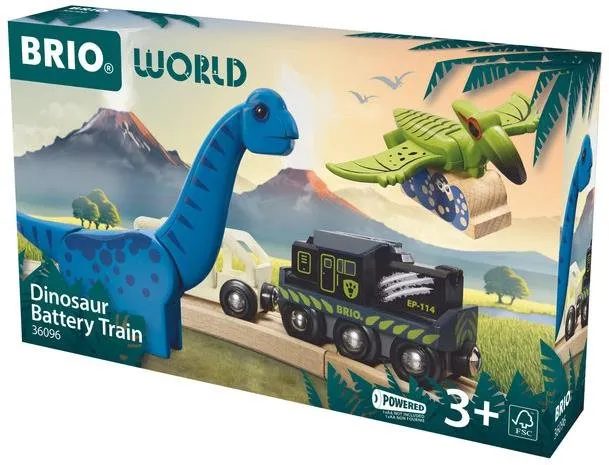 Vláčik Brio 36096 Dinosaurie vlak na batérie