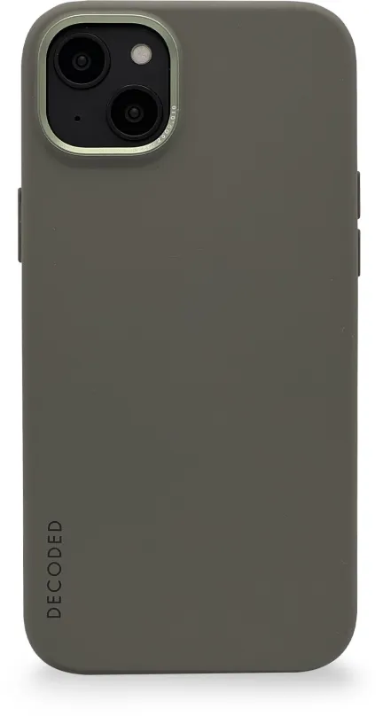 Kryt na mobil Decoded Silicone Backcover Olive iPhone 14, pre Apple iPhone 14, materiál si