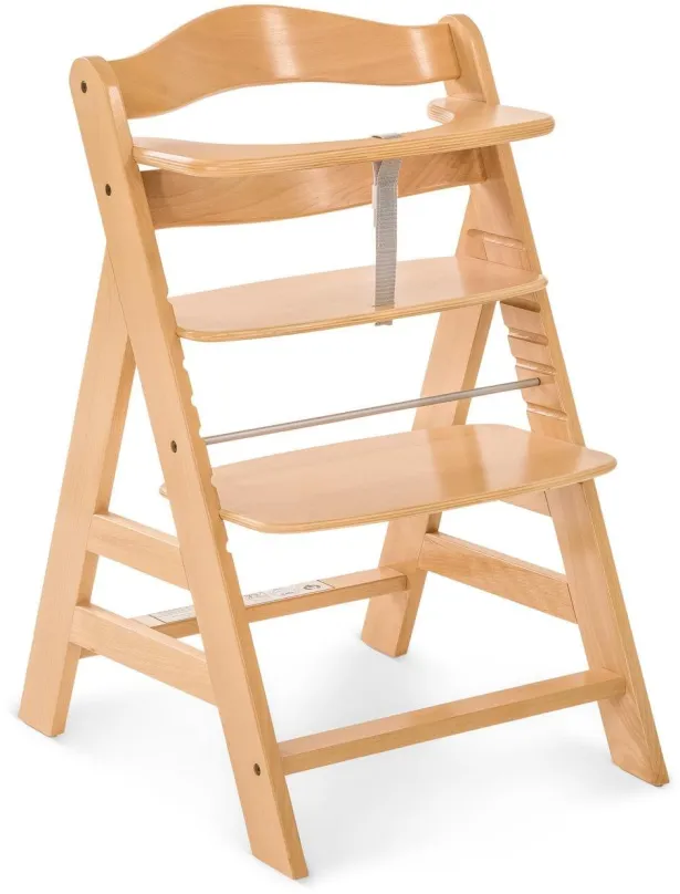 Jedálenská stolička HAUCK Alpha+ drevená stolička Natural