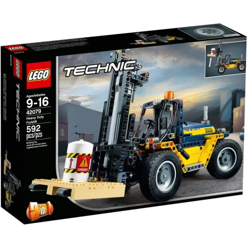 Stavebnica LEGO Technic 42079 Výkonný vysokozdvižný vozík, pre chlapcov, odporúčaný vek od