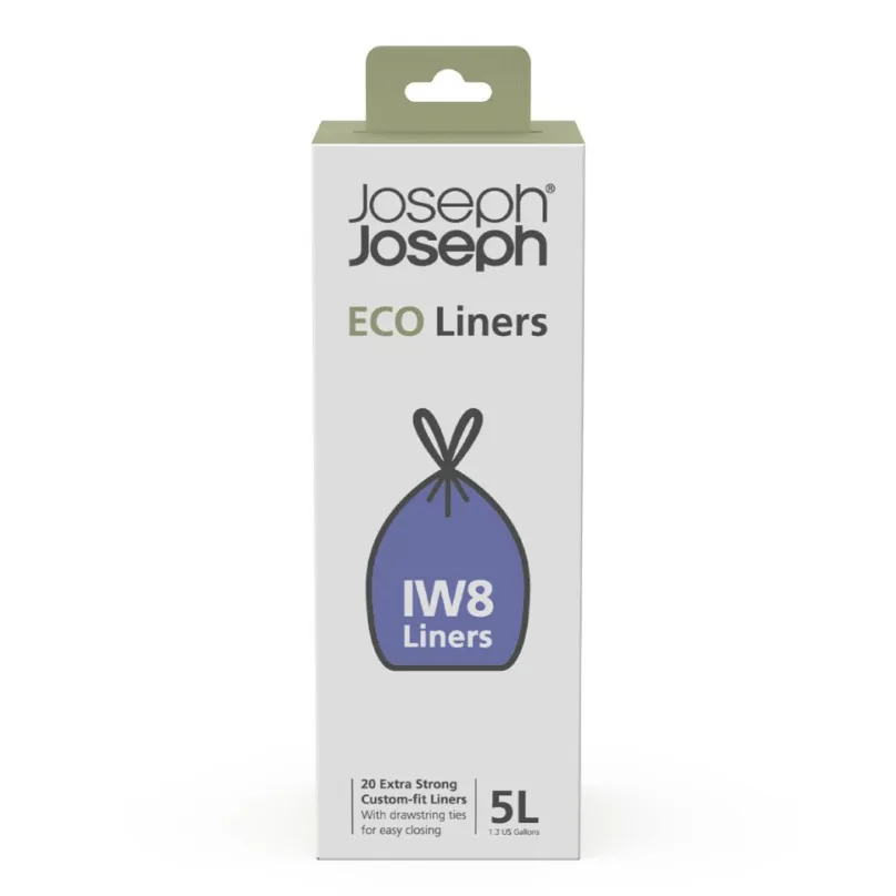 JOSEPH JOSEPH Vrecká na odpadky IW8 Eco Grey 5L/20ks 30144