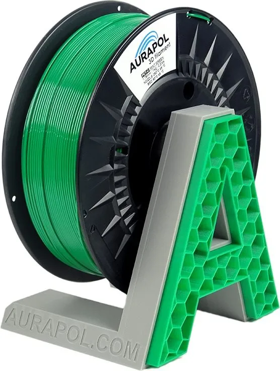 Filament AURAPOL PET-G Filament Zelená mäta 1 kg 1,75 mm AURAPOL