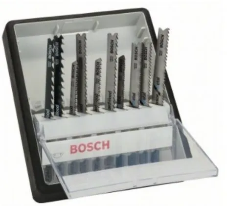 Súprava pílových listov Bosch 10-dielna súprava Robust Line Wood and Metal 2.607.010.542
