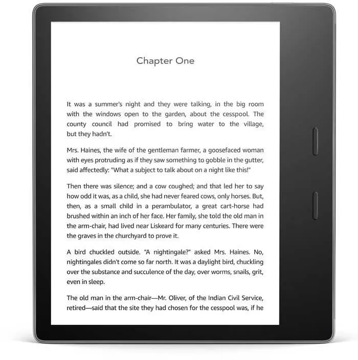 Elektronická čítačka kníh Amazon Kindle Oasis 3 32GB čierny (renovovaný bez reklamy)