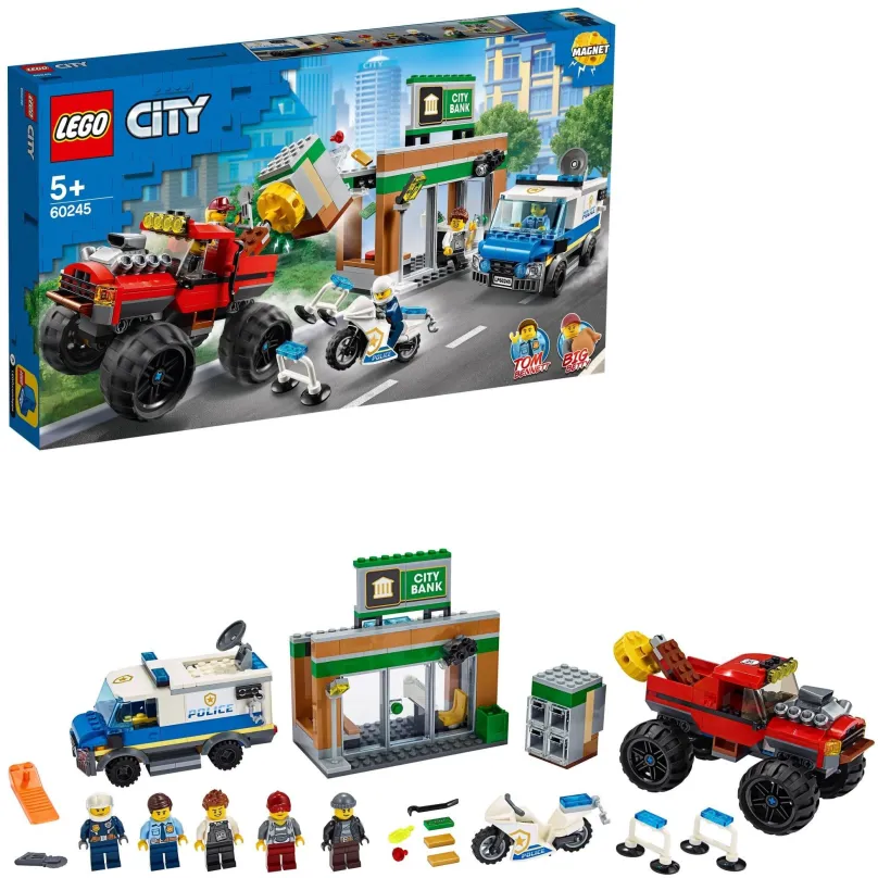 LEGO stavebnice LEGO City Police 60245 Lúpež s monster truckom