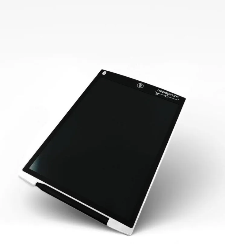 Digitálny zápisník Nepapirum 12“ LCD písacia tabuľka - Biela