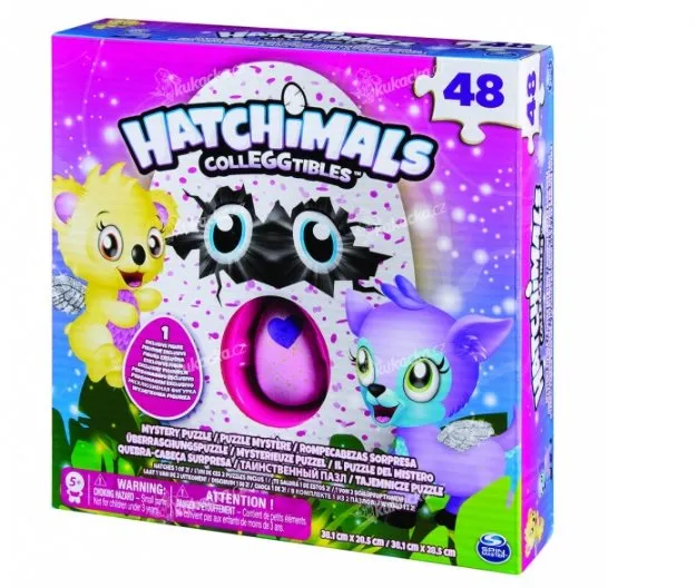 Hatchimals puzzle 48 ks s exclusive zvieratkom