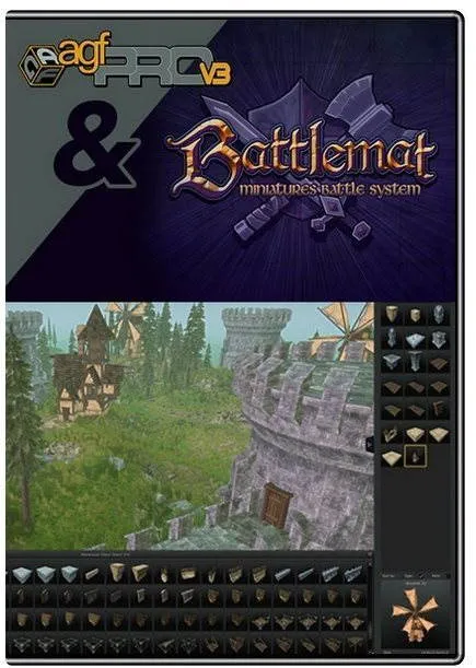 Hra na PC AGFPRO + BattleMat 4-Pack (PC / MAC / LINUX)