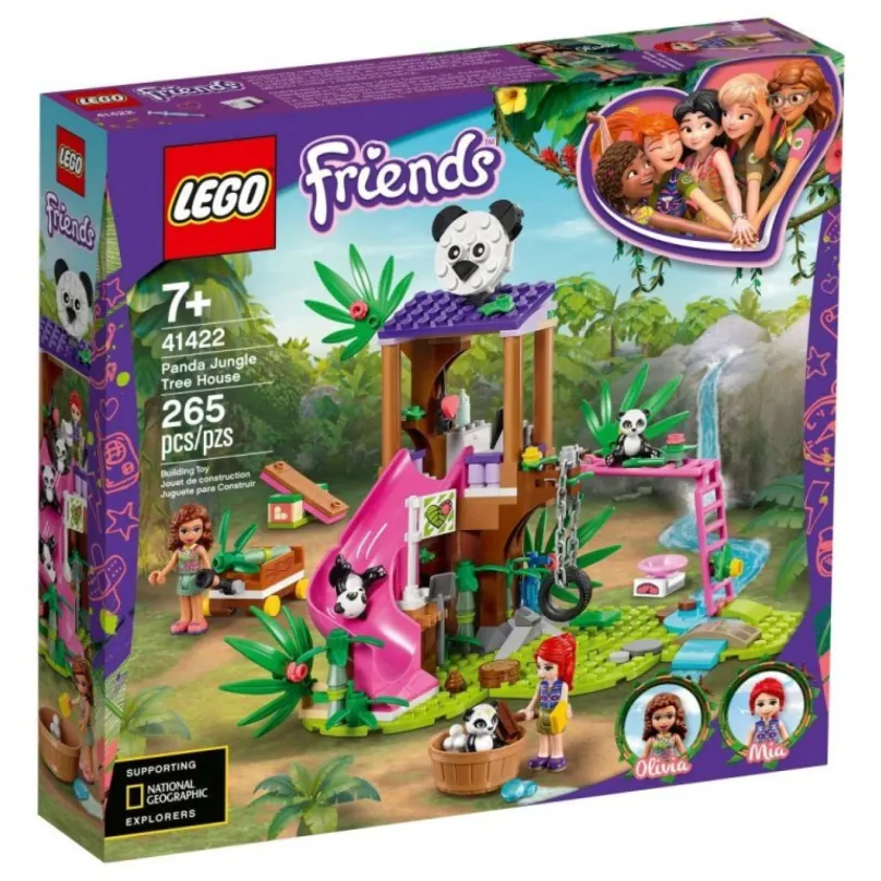 LEGO stavebnice LEGO Friends 41422 Panda domček na strome v džungli