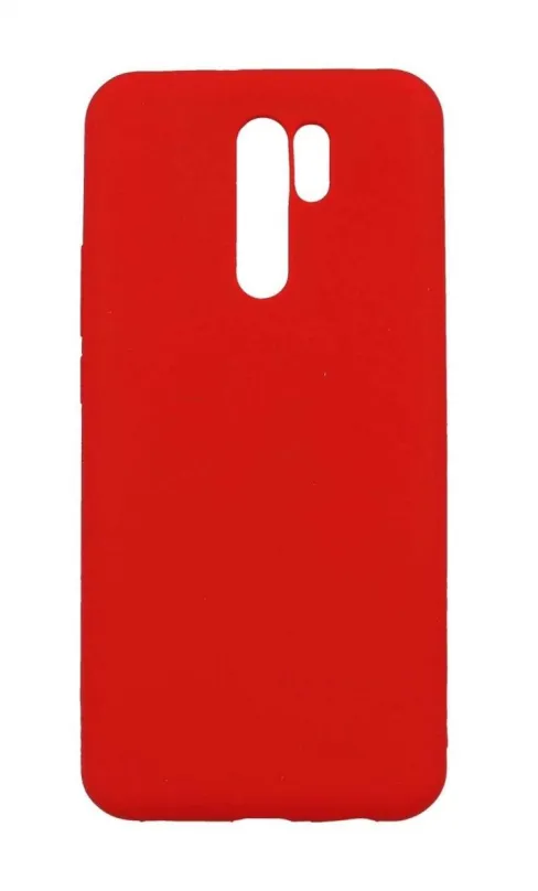 Kryt na mobil TopQ Kryt Essential Xiaomi Redmi 9 červený 91064, pre Xiaomi Redmi 9, výrezy
