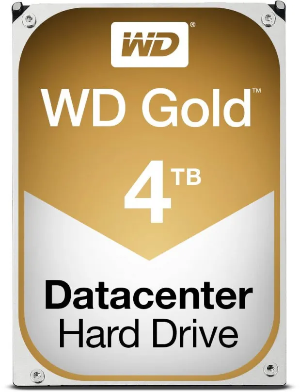 Pevný disk WD Gold 4TB, 3.5" SATA III, 128MB cache, 7200ot, určené pre dátové centrá