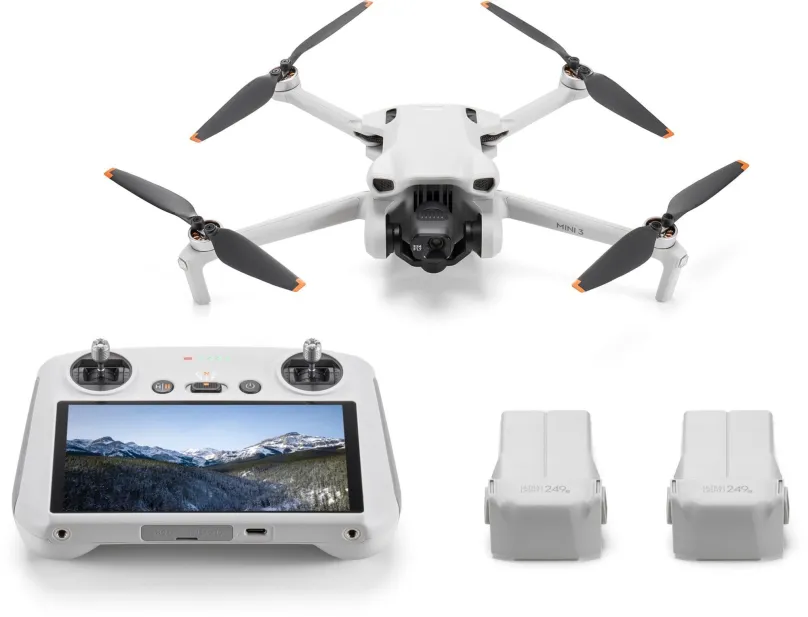 Dron DJI Mini 3 Fly More Combo (DJI RC) (GL), s kamerou - Ultra HD rozlíšenie videa, maxim