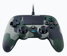 Gamepad Nacon Wired Compact Controller PS4 - zelená kamufláž, pre PS4, káblové pripojenie,