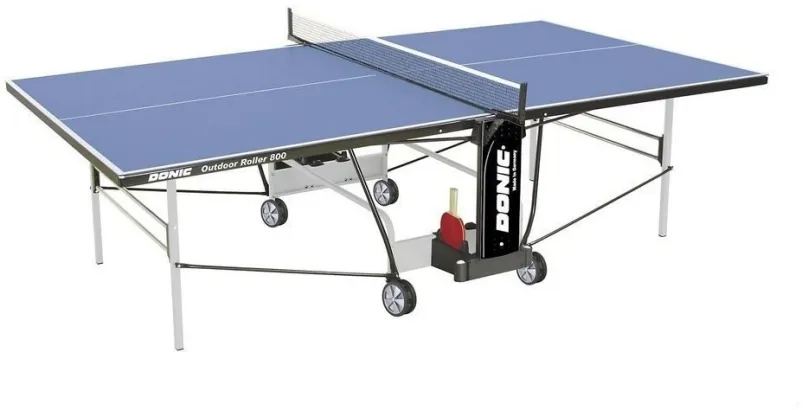 Stôl na stolný tenis Donic Outdoor Roller 800-5 modrý
