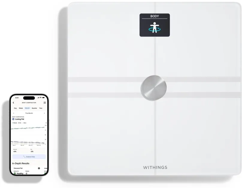 Osobná váha Withings Body Comp Complete Body Analysis Wi-Fi Scale - White