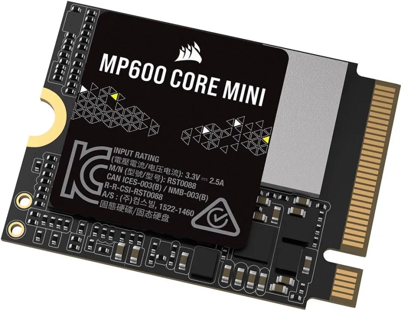 SSD disk Corsair MP600 MINI 2TB (2230), M.2 2230, M.2 (PCIe 4.0 4x NVMe), QLC (Quad-Level