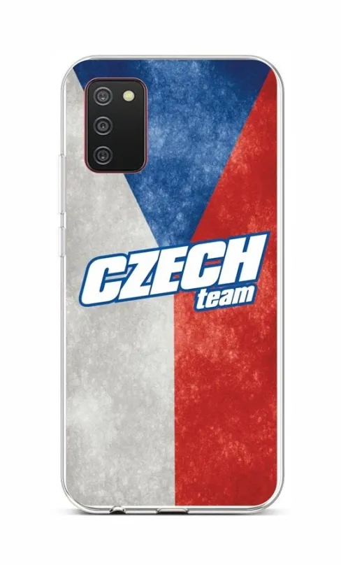 Kryt na mobil TopQ Samsung A02s silikón Czech Team 56979
