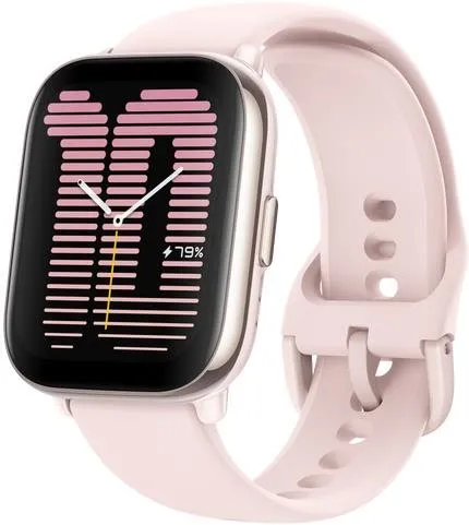Chytré hodinky Amazfit Active Petal Pink, pre mužov aj ženy, s ovládaním v slovenčine, AMO