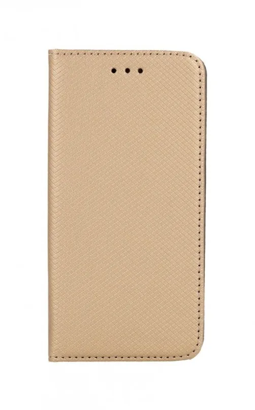 Puzdro na mobil TopQ iPhone SE 2020 Smart Magnet knižkové zlaté 57172
