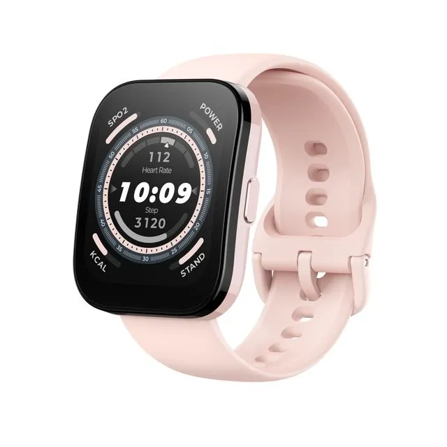 Chytré hodinky Amazfit Bip 5 Pastel Pink, dámske, s ovládaním v slovenčine, LCD displej, G