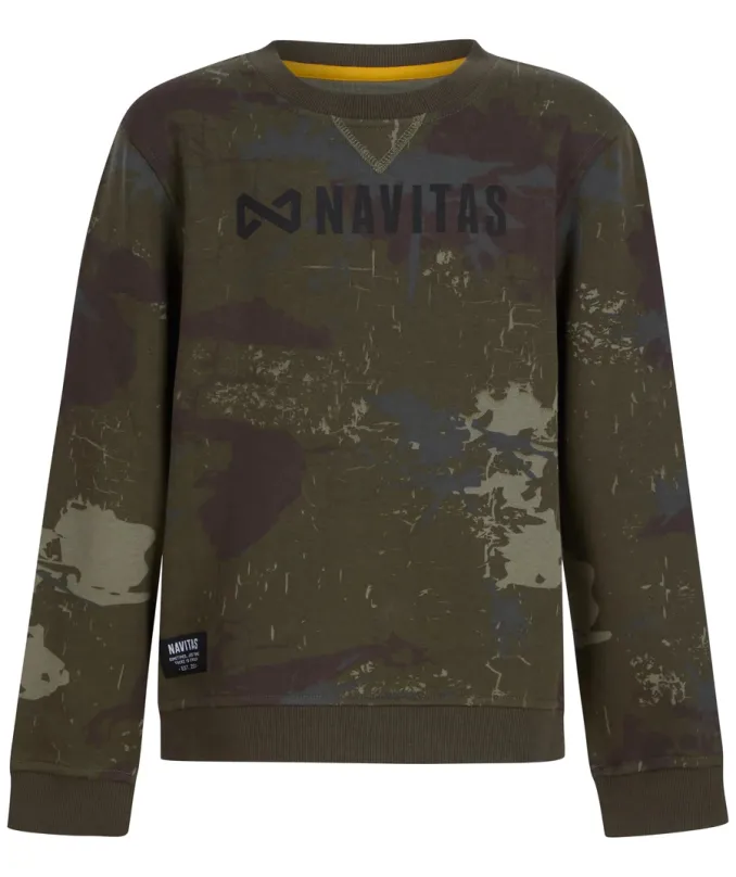 Navitas Mikina Identity Camo Kids Sweatshirt 3-4 roky