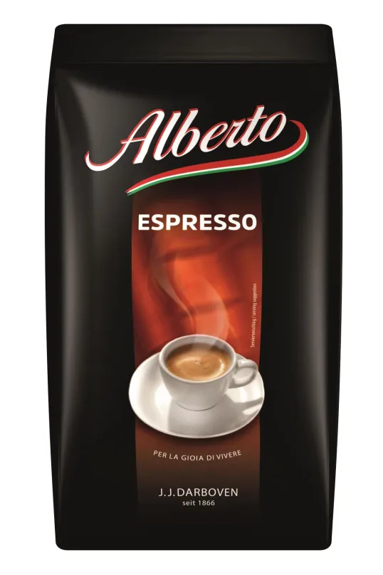 Káva ALBERTO Espresso 250g mletá vak.bal., mletá, zmes, pôvod Južná Amerika, miesto praž