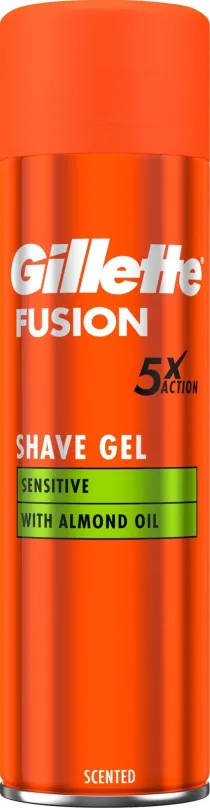 Gél na holenie GILLETTE Fusion Sensitive 200 ml