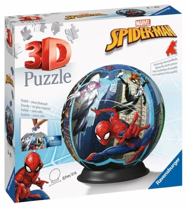 3D puzzle Puzzle-Ball Spiderman 72 dielikov