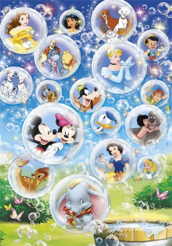 Puzzle Clementoni Puzzle Svet Disney 104 dielikov