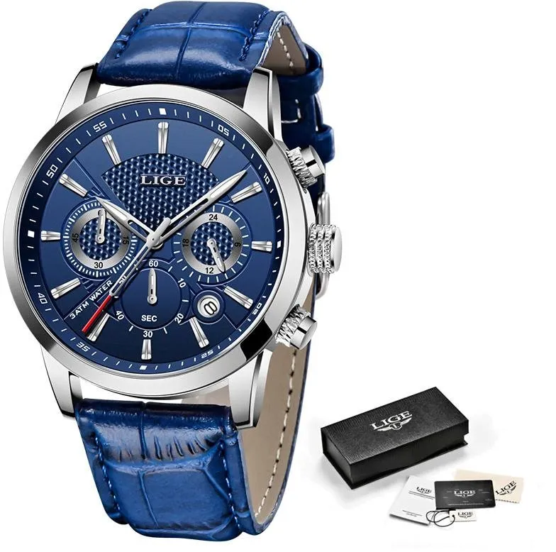 Pánske hodinky Lige Man 9866-6/V - modré