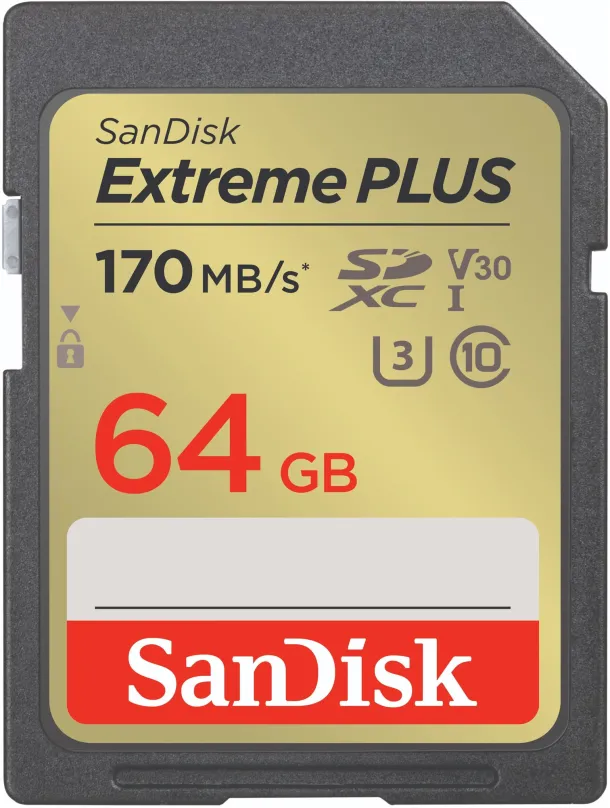 Pamäťová karta SanDisk SDXC 64GB Extreme PLUS + Rescue PRO Deluxe