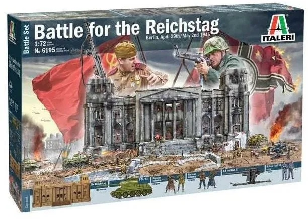 Plastikový model Model Kit dioráma 6195 - Berlín 1945: Battle for the Reichstag
