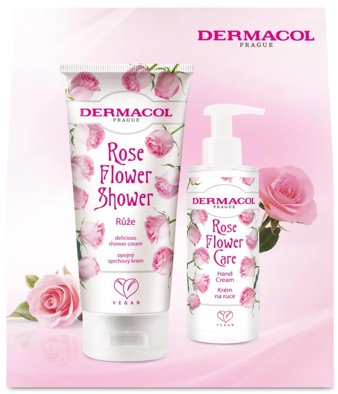 Darčeková kozmetická sada DERMACOL Rose Flower Set 350 ml