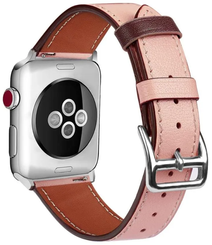 Remienok BStrap Leather Rome pre Apple Watch 38mm / 40mm / 41mm, Apricot