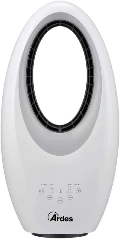 Ventilátor Ardes Muna BL1, stolný, hlučnosť 59 dB, výkon 40 W, 3 rýchlosti, diaľkové ov