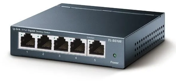 Switch TP-Link TL-SG105, desktop, 5x RJ-45, QoS (Quality of Service), prenosová rýchlosť L