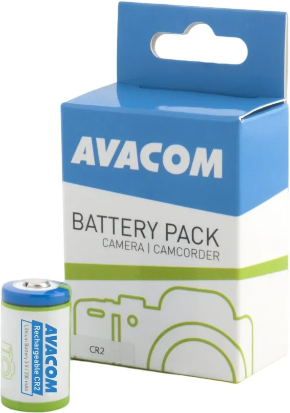 Batéria pre fotoaparát Avacom nabíjacia batéria CR2 3V 200mAh 0.6Wh