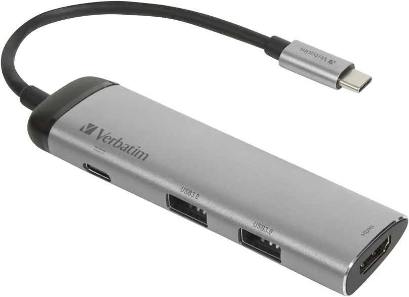 Replikátor portov VERBATIM USB-C Multiport HUB USB 3.1 GEN 1/ 2x USB 3.0/ HDMI