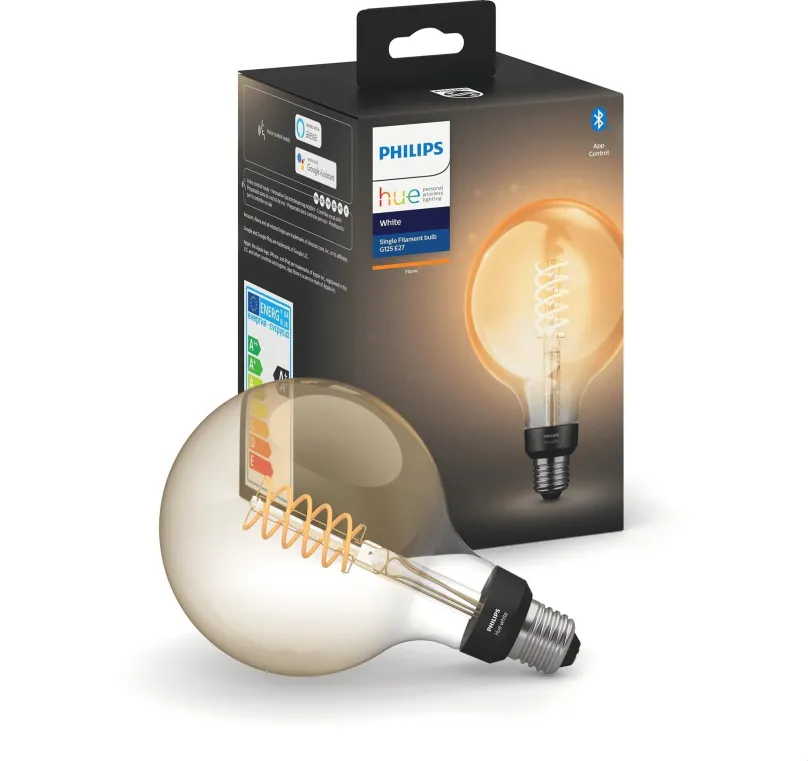 LED žiarovka Philips Hue White Filament 7W E27 G125