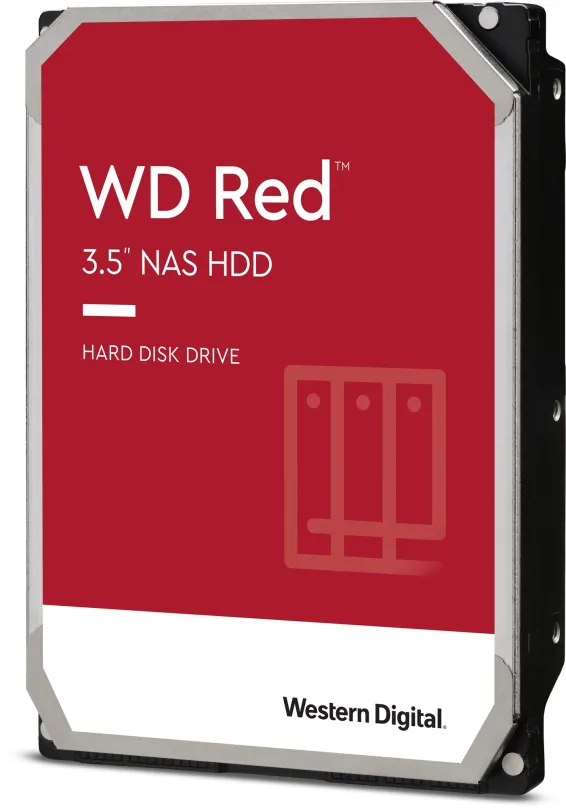 Pevný disk WD Red 8TB, 3.5", SATA III, maximálna rýchlosť prenosu 198 MB/s, cache 256