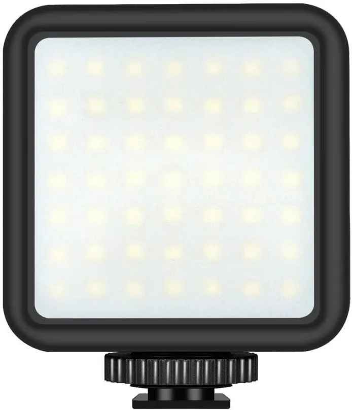 Foto svetlo Puluz RGB LED lampa na fotoaparát, čierna
